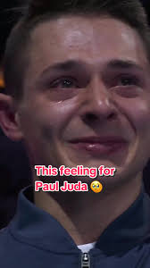 Paul Juda reacts to making his first Olympic team. 🥲🇺🇸 #usagtrials24  #parisolympics #gymnastics #olympics #trials #usa #emotion #crying