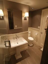 The wainscoting bathroom can be seen from the bathroom tub section. Bathroom Ideas With Wainscoting Design Corral