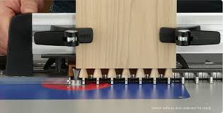 Dovetail jigs typically come with several accessories, most notably dovetail router bits to get you started cutting joints with the jig. Rtj400 Router Table Dovetail Jig Best Dovetail Jig Leigh Rtj400