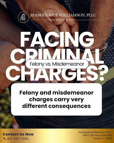 Not all charges are created equal. Misdemeanors are less severe but can  still mean fines, probation, or up to a year in jail. Felonies carry  heavier penalties, including state prison time and
