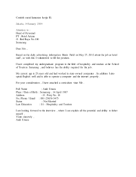 Contoh surat pesanan bahasa inggris. Ben Jobs Contoh Surat Lamaran Kerja Sebagai Receptionist Hotel