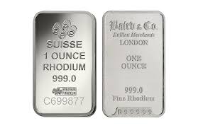 Buy Rhodium Bullion Bars | Buy Rhodium Bars | KITCO