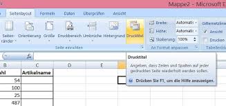 Öffnen sie die tabelle, die sie drucken möchten, und klicken sie auf seitenlayout. Excel Tabelle Mit Linien Drucken So Funktioniert S Chip