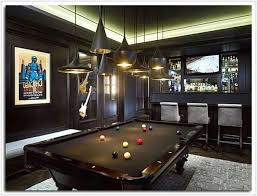 20 Gorgeous Apartment Decor For Gentleman Ideas Game Room Bar Black Pool Table Game Room Basement