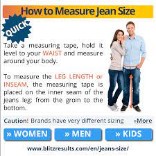 Women's pants sizes are less standard than men's because women have more body shapes. 1 Jean Size Chart Converter Width Length How To