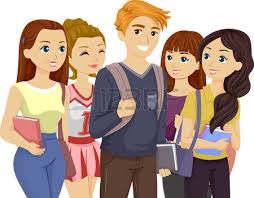 Resultado de imagen para adolescente estudiando caricatura