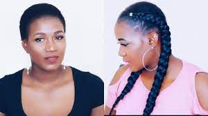 How To Crochet Feed Braids On Short Natural 4c Hair Video Natural Hair Styles Natural Hair Pictures Natural Hair Tutorials