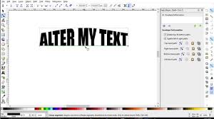 Warping Text And Using Path Effects Editor Inkscape Classroom Youtube Effect Editor Text Text Me