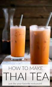 Thai Iced Tea Recipe How To Make Thai Tea Recipe Thai Tea Recipes Milk Tea Recipes Bubble Tea Recipe
