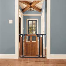 Evenflo 30 Easy Walk Thru Child Safety Barn Door Doorway Stairs Gate Brown Walmart Com Barn Door Barn Door Baby Gate Urban Apartment