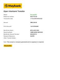 Transaction held in 25/9/2019 (wednesday) at about 10.00am this morning. Receipt 22 Pdf