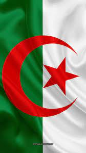 علم الجزائر 4k نسيج الحرير الجزائر العلم الرمز الوطني الحرير العلم الجزائر أفريقيا أعلام البلدان الأفريقية