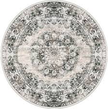 vloerkleed viola rond o200 cm antraciet vintage vloerkleed vloerkleed loods 5 vloerkleed woonkamer