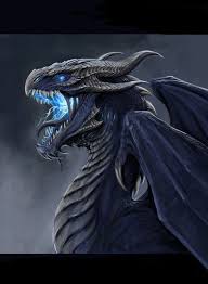 Black And Blue Dragon Drawing Dragonart Dragons Drawing Dragon Artwork Dragon Pictures Fantasy Dragon