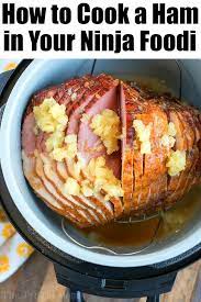 Ninja Foodi Ham Is Great If You Want It Done Quickly And Free Up Your Oven During The Holidays Using A Pressure C How To Cook Ham Foodie Recipes Ninja Recipes