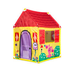 Josh, blue's excited new caregiver and friend, looks for the paw prints and works to figure out blue's message. Blue S Clues You Blue S House Play Tent Melissa Doug
