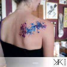 pin by sukanphat phimphan on inked galaxy tattoo watercolor galaxy tattoo nebula tattoo