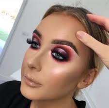 Black And Gold Halo Eye Makeup Full Face Makeup Application Instagram Perfect Arched Eyebrows Orange Brown Purple White Black Eyeshadow Full Face Makeup Blue Eye Makeup Gorgeous Makeup
