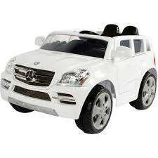 Rollplay 6v Mercedes Benz Gl450 Suv Powered Ride On White In 2021 Kids Ride On Toy Cars For Kids Mercedes Benz