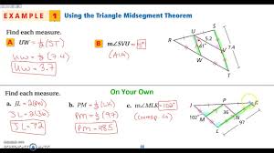 Access to computer lab or calculator equipped. Mid Segment Of A Triangle Examples Solutions Videos Worksheets Solutions Activities