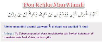 Doa Ketika Mau Mandi Perjalanan Do A