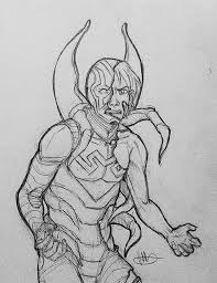 New 52 Blue Beetle Is Getting Better But Pre52 Blue Beetle Beetle Art Character Design