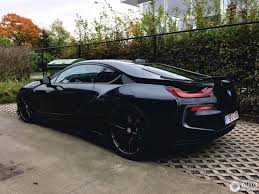 All Black Ac Schnitzer Tuned Bmw I8 Is What Kitt Would Look Like Today Carscoops Bmw I8 Bmw Bmw I