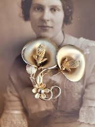 Купить vintage golden calla porcelain otagiri japan round vase  (233865848575), США