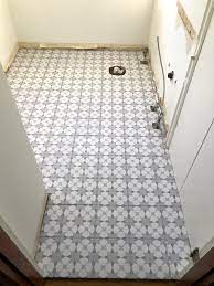 Mosaics can be pricey in comparison, especially if you want to do your whole bathroom in them. Affordable Patterned Floor Tile Round Up Plus Week 2 One Room Challenge Bathroom Progress Create Enjoy