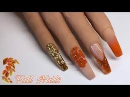 It's easy to take off fake nails with these step by step instructions. Easy Fall Nail Design Acrylic Nails Easy Nail Art For Beginners Youtube