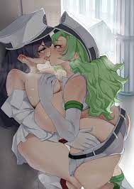 2girls absurd res ass ass cleavage bambietta basterbine big ass  black hair bleach bleach: the thousand-year blood war breast size  difference breast to breast breasts butt crack candice catnipp