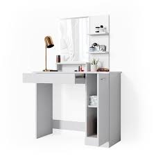 Brayden Studio Fontanez Dressing Table With Mirror Reviews Wayfair Co Uk Dresser Styling Dressing Table With Mirror Colored Dining Chairs