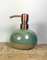 Seifenspender Keramik Blau Seifenspender Seife Flussigseife