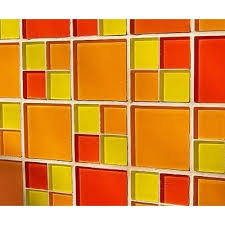 Glass Mosaic Tile Red Orange Yellow For Kitchen Bathroom Backsplash Pool Sp By Amazon 89 Orange Kitchen Orange Tiles Mosaic Backsplash Kitchen