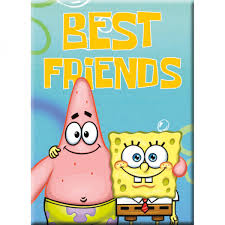 It was this movie, a day with spongebob. Spongebob Squarepants Best Friends Magnet