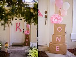 1st Birthday Birthday Decoration At Home Simple Rose Theme First Birthday Google Search Baby Girl 1st Birthday 1st Birthday Girls First Birthdays