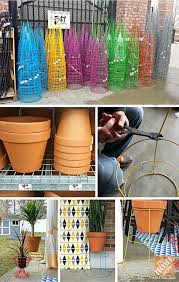 How do you make a homemade plant stand? 4 Smart Diys Make This Colorful Patio Makeover Unique Patio Makeover Colorful Patio Garden Projects