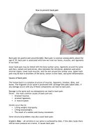 Organs are grouped together into organ systems. How To Prevent Back Pain By Herbanutrin Issuu