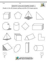 Worksheets For Shape And Form Instead Have Them Shade According To Light And Shape Shapes Worksheet Kindergarten Shapes Worksheets Shapes Kindergarten
