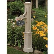Visit The Home Depot To Buy Mayne Woodhaven Address Sign Post In Clay 5812 C Address Sign Post Sign Post Address Sign
