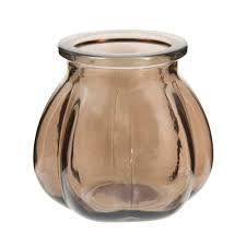 Vase En Verre Marron H 11 Cm Citrouille Maisons Du Monde Vase Braun Werden Glas