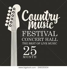 Set with country music lettering quotes for festival live event poster concept. Vector Poster Country Vector Photo Free Trial Bigstock