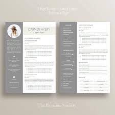 Writing a cover letter is essential when applying for jobs. Resume Template 4 Pages Cv Cover Letter References Etsy Cover Letter For Resume Resume Template Resume