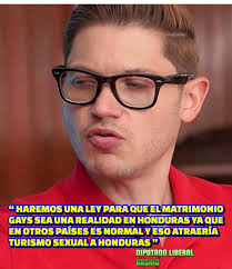 Si proponemos bodas gays eso atraería mucho turismo sexual a Honduras ”  Diputado rashid. Diputado rashid;“ Propondremos una ley para que se puedan  hacer bodas gays en Honduras, ya eso es