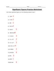 An interactive maths worksheet to practice rounding to significant figures. Sig Fig Practice Key Name Date Period Significant Figures Practice Worksheet How Many Significant Figures Do The Following Numbers Have 1 1234 4 2 Course Hero