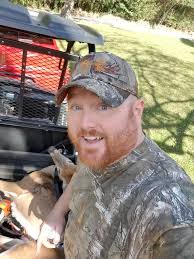 Happy to be out in the woods with meat