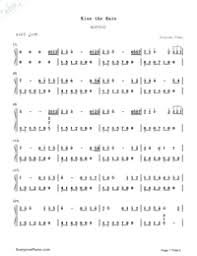 Kiss the rain sheet music keywords: Kiss The Rain Simple Version Yiruma Free Piano Sheet Music Piano Chords