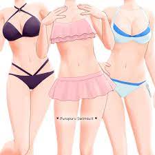 3D】ぷるぷる水着モデル3セット - Jackcg - BOOTH