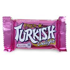 Turkish delight covered in delicious milk chocolate. Frys Turkish Delight Brits R U S