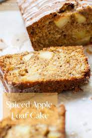 Spiced Apple Loaf With Cinnamon Glaze Home Grown Happiness In 2020 Apple Loaf Apple Loaf Cake Apple Recipes